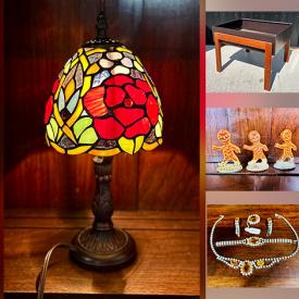 MaxSold Auction: This online auction includes a vintage mink coat, Yamaha keyboard, vintage comics, MCM candleholders, Royal Doulton, Lladro and other figurines, vintage Danish teak planter, Replogle globe, jewelry, stamps, coins, electronics, vinyl records, vintage Pyrex, Backgammon sets, Royal Worcester and other china, Rogers Bros flatware, trading cards, glassware, Tiffany style lamp and more!