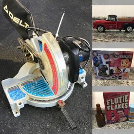 MaxSold Auction: This online auction includes Playstation games, coffee table, Blue Jays memorabilia, diecast cars and other toys, hockey cards, coins, yarn, electronics, tools, hardware, comics, children’s microscope, Marvel blankets, Govee water detector, ephemera and much more!