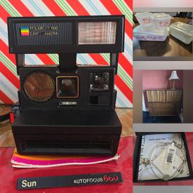 MaxSold Auction: This online auction features watches, office supplies, jewelry, cedar chest, depression glass, brass bed frames, women’s clothing, art glass, hardware, power & hand tools, sports equipment, yard tools, and much more!!!