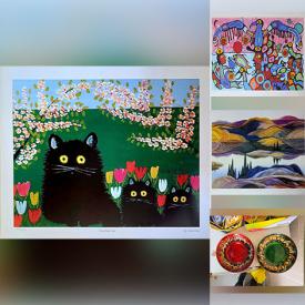 MaxSold Auction: This online auction features Tom Thomson prints, Maud Lewis prints, Norval Morrisseau print, Franklin Carmichael prints, hammered copper art, antique ironing board, Bunnykins, and much, much, more!!!