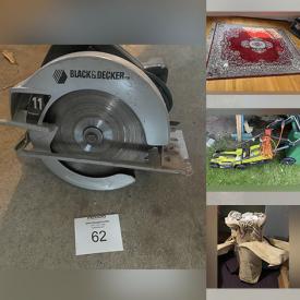 MaxSold Auction: This online auction features area rugs, BBQ grill, vinyl records, stand mixer, power tools, bike, upright freezer, yard tools, small kitchen appliances, draft supplies, lawnmower, fabric, and much, much, more!!!n