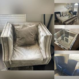 MaxSold Auction: This online auction features couch, accent chairs, dining table & chairs, and more!