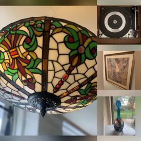 MaxSold Auction: This online auction features stained glass lamp, South American tapestries, art glass, area rug, women’s clothing, wicker wall decor, decorative Mexican bowls, fabric, and much, much, more!!!