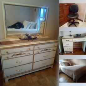 MaxSold Auction: This online auction features single bed, desk & chair, nightstand, dresser, and more!