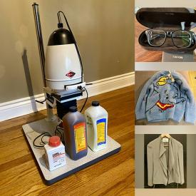 MaxSold Auction: This online auction features photo enlarger, women’s clothing & shoes, art pottery, framed artwork, and more!