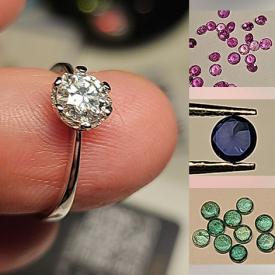 MaxSold Auction: This online auction includes Moissanite earrings, rings and other jewelry, loose gemstones such as Fluorite, Sapphire, Tanzanite, Zircon, Opal, Citrine, Diopside, Alexandrite, Tourmaline, Aquamarine, Emeralds and much more!