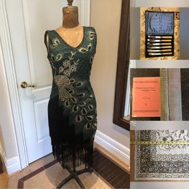 MaxSold Auction: This online auction features art pottery, fitness gear, coffee table books, tap shoes, women’s clothing, yarn, perfume bottles, costume jewelry, outdoor gear, and much, much, more!!!