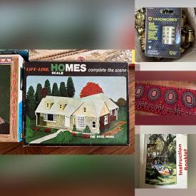 MaxSold Auction: This online auction features candle holders, flower pots, model kits, men’s ties, garden attachments, patio furniture, collector plates, telescope, area rugs, aquarium, heaters, hardware, and much, much, more!!!