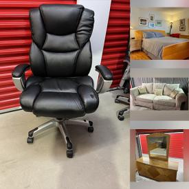 MaxSold Auction: This online auction includes a dining table, side tables, dresser, bedframe, chairs, office chair, lamps and more!