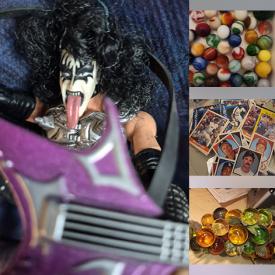 MaxSold Auction: This online auction features Sharon Nowlan artwork, Miche handbag system, sports trading cards, board gams, craft supplies, mini wood dolls, vintage marbles, cookie jar, Fenton glass, art glass, “Old West” collectibles, nesting dolls, collector plates, infant clothes, PEZ dispensers, Kiss collectibles, electric fireplace, board games, collectible tins, gold jewerly, carved wooden mask, concert t-shirts, toys, and much, much, more!!!