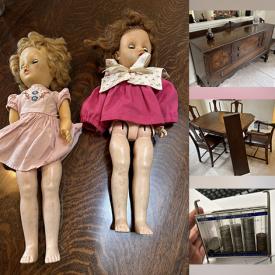 MaxSold Auction: This online auction includes a recliner chair, parlor table, dining room table, sideboard, bedframe and other furniture, electronics, coins, lamps, Nikko Japan china, Lunenburg schooner model, dolls, vintage patches, vintage golf clubs, accessories, mirrors, plants and more!