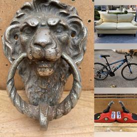 MaxSold Auction: This online auction includes chairs, TV console, Barrymore couch, pocket doors, curtains, kitchenware, small kitchen appliances, door hardware, rugs, Zipfy sleds, wine caddy, curtain rods, clothing, accessories, bicycle, books, DVDs and more!