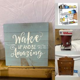 MaxSold Auction: This online auction features games, children’s books, beach canopies, printerspower & hand tools, craft supplies, office supplies, antique dry sink, kids' bikes, small kitchen appliances, DVDs, pet products, wall sconces, and more!