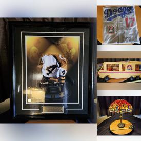 MaxSold Auction: This online auction includes trading cards, accessories, sports jerseys, coins, stamps, tin signs, Amazon Echo Dot, boxing gloves, Pokemon stuffed toys, Barbie camper and other toys, Nippon and other china, sconces, diecast cars and much more!