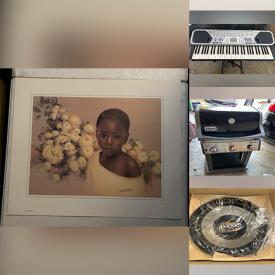 MaxSold Auction: This online auction features video games, printer, Casio piano, art prints, small kitchen appliances, speakers, vintage train set, NIB compact dryer, sports trading cards, massage chair, BBQ grill, and much more!!