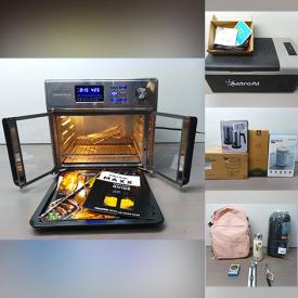 MaxSold Auction: This online auction includes car accessories, air pump, spray handles, steam cleaners, pet toys and accessories, LED solar lights, small kitchen appliances, mirror, home decor, recessed LED lights, toys, cooling fans, surge protector, sewing machine and more!