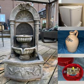 MaxSold Auction: This online auction features patio furniture, water fountain, camping gear, TVs, bar fridges, new bento boxes, toys, laptop, comics, costume jewellery, new computer accessories, new STEM toy, craft supplies, art glass, pottery jugs, coins, and much, much, more!!!