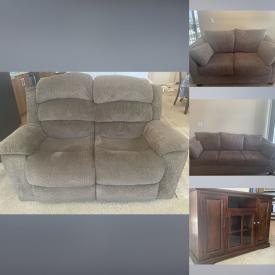 MaxSold Auction: This online auction features sofas, dining table & chairs, dresser, TV, and more!