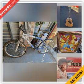 MaxSold Auction: This online auction features guitar, vacuums, Royal Palace rugs, DVDs, office chairs, refrigerator, bikes, exercise equipment, printers, small kitchen appliances, new dress shirts, desk, and much, much, more!!!