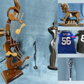 MaxSold Auction: This online auction features vintage sports jerseys, sports photos, jewelry, tools, hardware, collector’s dishes, vintage tea set, electrical supplies, and more!