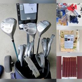 MaxSold Auction: This online auction features golf clubs, camping gear, stamps, vintage books, camera & accessories, children’s books, framed ancient coins, vintage costume jewelry, toys, fashion rings, loose gemstones, rowing machine, and much, much, more!!!