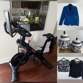 MaxSold Auction: This online auction features Peloton bike, jewelry, art pottery, Anthropologie dishes & glassware, wristwatch, area rug, coffee table books, comics, and women’s designer clothes including Luluemon, Reiss, Aritzia Wilfred, and much, much, more!!!