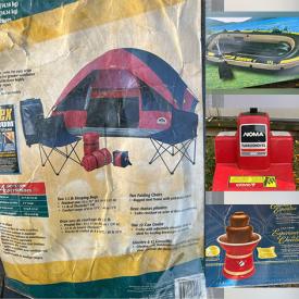 MaxSold Auction: This online auction features inflatable boat, camping gear, book collections, Inuit art, kids\' activity kits, winter tires, vacuums, and much more!