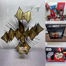 MaxSold Auction: This online auction features Spiderman collectibles, Magic the Gathering cards, art supplies, comics, Star Wars collectibles, Pokemon collectibles, video game consoles & games, metal wall art, sewing machine, stamps, DVDs, Precious Moments figurines, Legos, electric fireplace, Superhero figures, puzzle, gaming headsets, Warhammer collectibles, pet products, coins, beauty appliances, and much, much, more!!!