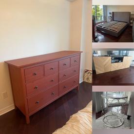 MaxSold Auction: This online auction includes bedframes, nightstands, dressers, sofa, cabinet, chairs, lamps and more!