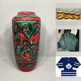 MaxSold Auction: This online auction features vintage German vase, art glass, teacup/saucer sets, soapstone sculpture, vintage ashtray, power tools, vintage inkwell, vintage milk glass, vintage Indiana glass, Donald Chretien prints, vintage cookie jar, men’s clothing, outerwear, women’s hats, jerseys, sports collectibles, sports trading cards, and much, much, more!!!