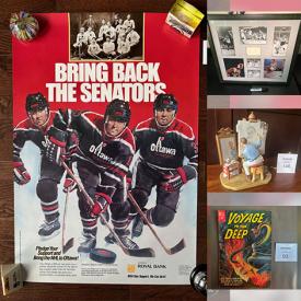 MaxSold Auction: This online auction features sports trading cards, sports collectibles, NIP sports figurines, nonsports trading cards, comics, vinyl records, concert t-shirt, vintage board games, coins, collector plates, puzzles, and much more!!