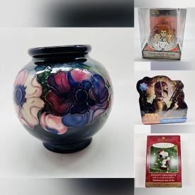 MaxSold Auction: This online auction features art glass, 3D puzzle, games, Rae Dunn collectibles, Legos, costumes, toys, comics, new action figures, Funko Pops, Hallmark ornaments, craft supplies, and much, much, more!!!