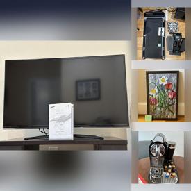 MaxSold Auction: This online auction features puzzles, small kitchen appliances, TV, office accessories, and more!