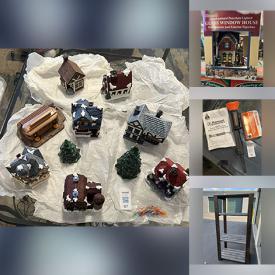 MaxSold Auction: This online auction features power & hand tools, binoculars, Sirius radio, keyless door lock, beer mug, beer taps, new caulk & tools, Christmas Village structures & accessories,  electrical supplies, and much more!!