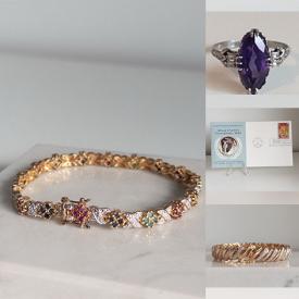 MaxSold Auction: This online auction features gold, silver & costume jewelry, jade carvings, vintage rhinestone buttons, First Day covers, coins, banknotes, and more!