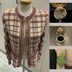 MaxSold Auction: This online auction features vintage pocket watch, vintage designer women’s clothing, gold jewelry, art glass, designer handbags & shoes, vintage costume jewellery, and much more!!