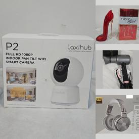 MaxSold Auction: This online auction includes perfume, wireless headphone, mouse and other electronics, wireless doorbell, LED light, eye massager, multi-tool kit, safe, chandelier, hygrometer and more!