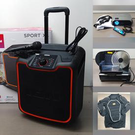 MaxSold Auction: This online auction features toys, art supplies, massage tools, beauty products, tripods, table fountain, pet products, small kitchen appliances, security lights, gaming gear, heated apparel, DVDs, vinyl records, and much, much, more!!!n