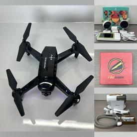 MaxSold Auction: This online auction features beauty appliances, vanity lights, baby monitor, sump pump, small kitchen appliances, drone, vinyl records, LED solar house numbers, dash cam, pet products, clocks, LED light therapy system, and much, much, more!!