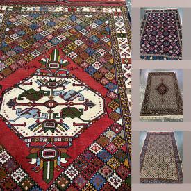 MaxSold Auction: This online auction includes handmade wool rugs from Iran and more!