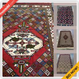 MaxSold Auction: This online auction includes handmade wool rugs from Iran and more!