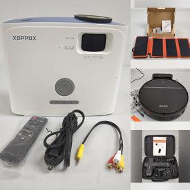 MaxSold Auction: This online auction includes a Petcube pet camera, mood lighting, digital clocks, Wifi endoscope, karaoke, robot vacuum cleaner, chargers, strip lights, portable solar panel, tripod, portable telescope, trail camera, Google Nest thermostat, power banks, projector and more!