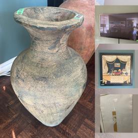 MaxSold Auction: This online auction features leather dining chairs, glass coffee table, TVs, Sheila Maki artist proof, costume jewelry, Virge artworks, Evesham, art books, serving platters, area rugs, printer, art glass, power & hand tools, office supplies, home health aids, much, much, more!!!