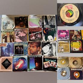 MaxSold Auction: This online auction features vintage vinyl records such as RCA Victor, Mick Jagger, Jefferson Starship, Rita Coolidge, Harry Belafonte, Edie Brickell, Hawaiian Holiday, Judy Collins, Seals & Croft, Gordon Lightfoot, Tony Bennett, Al Hirt, Joan Baez, and plant stakes.