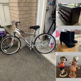 MaxSold Auction: This online auction includes dressers, Obus Forme seat cushion, bicycle, side tables, DVDs, knee brace, doilies, Sunforce power light, books, clothing, accessories, Raleigh bike lock, bar stools, baseball mitts, collapsible bike rack, rug and more!