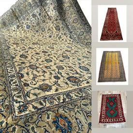 MaxSold Auction: This online auction features Persian area rugs & runners from areas such as Tabriz, Kashmar, Hamadan, Zanjan, Bakhtiar, Ardebil, Baluchi, Mashhad, Turkmen and much more!!