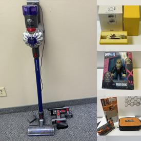 MaxSold Auction: This online auction includes clothing, shoes, accessories, HEPA air filter, jewelry, compact turntable, moisture meter, bike accessories, toys, portable heaters, LED lights, Dyson vacuum, electronics, smartwatch, toys, baby scale, kitchenware, display items and many more!