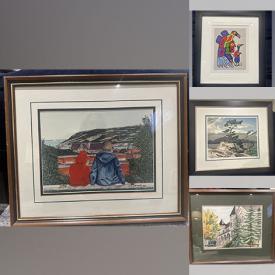 MaxSold Auction: This online auction features Shirley Hulley watercolour, Richard Steele print, Norval Morrisseau print, Barb Cadigan painting, A. J. Casson print, Elizabeth Burry prints and more!