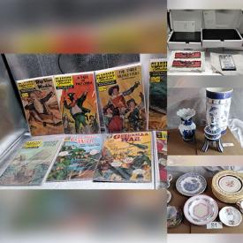 MaxSold Auction: This online auction features comics, sports trading cards, printers, Disney collectibles, monitor, computer components, office supplies, Yu-Gi-Oh cards, sewing machine, fishing gear, pool pumps, pet products, Pokémon cards, teacup/saucer sets, planters, craft kits, power & hand tools, and more!