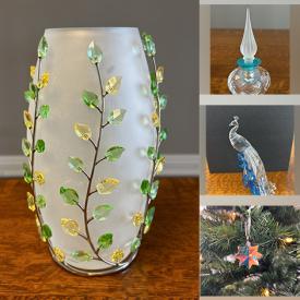 MaxSold Auction: This online auction includes lamps, Presto heat dish, wall art, mirror, end table, apothecary cabinet, Royal Doulton and other figurines, Swarovski ornaments and more!